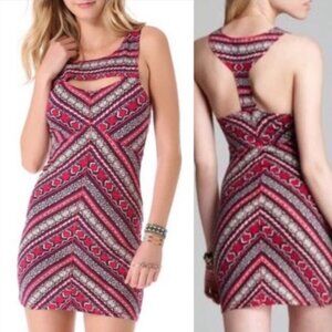 FREE PEOPLE bodycon cut-out dress